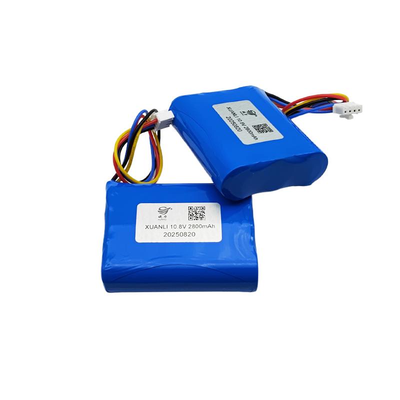10.8V 2800mAh rechargeable lithium battery