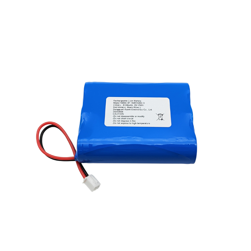 3.6V 8100mAh 18650 