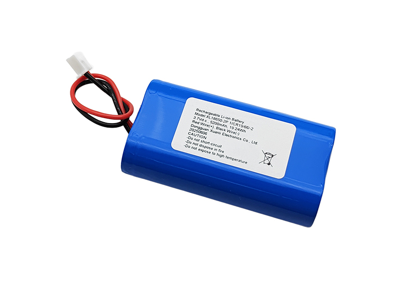 3.7V 5200mAh 18650 