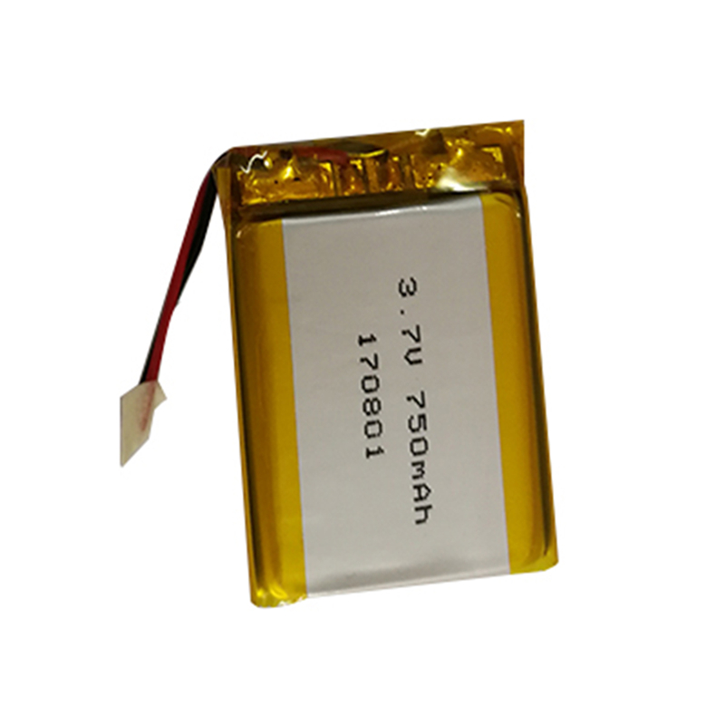 3.7V 750mAh ፖሊመር ሊቲየም ባትሪ