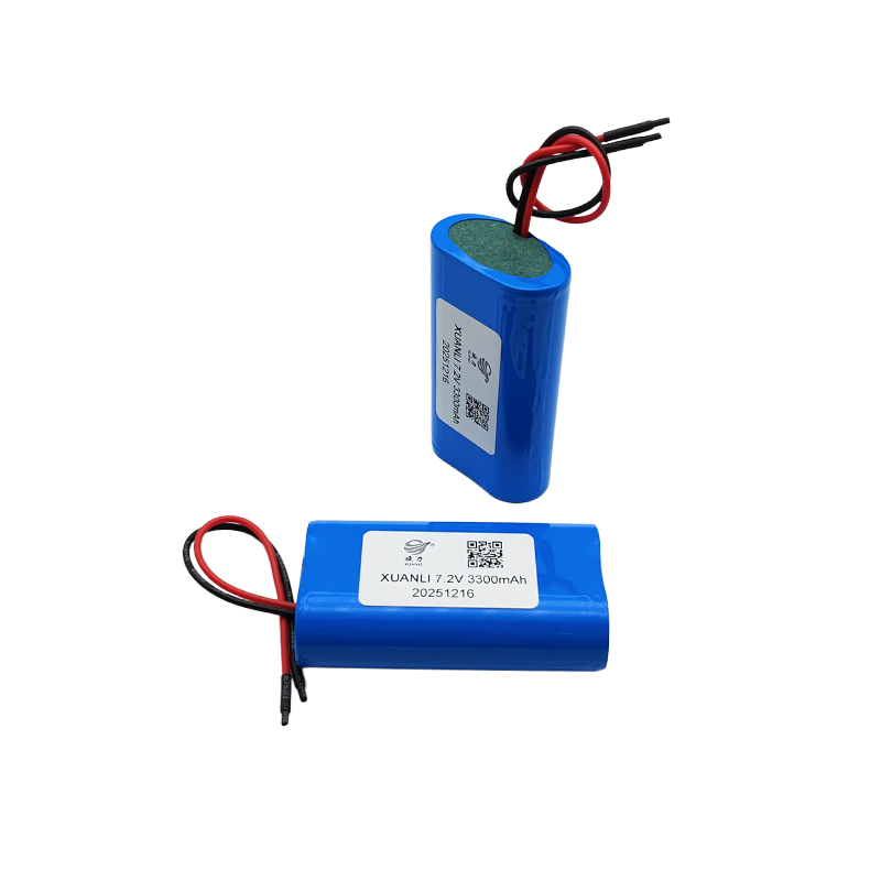 7.2V 3300mAh lithium battery